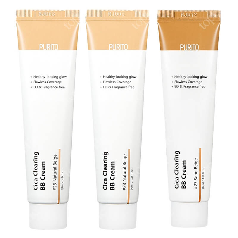 Purito Favorite Colour BB ZESTAW Krem BB cica (23 Natural Beige) 30 ml x 2 + Krem BB (27 Sand Beige) 30 ml