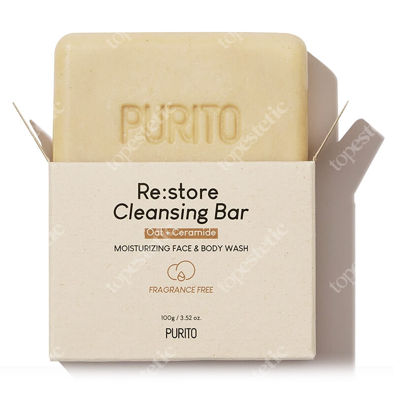 Purito Re:store Cleansing Bar Odżywcza kostka do mycia twarzy i ciała 100 g