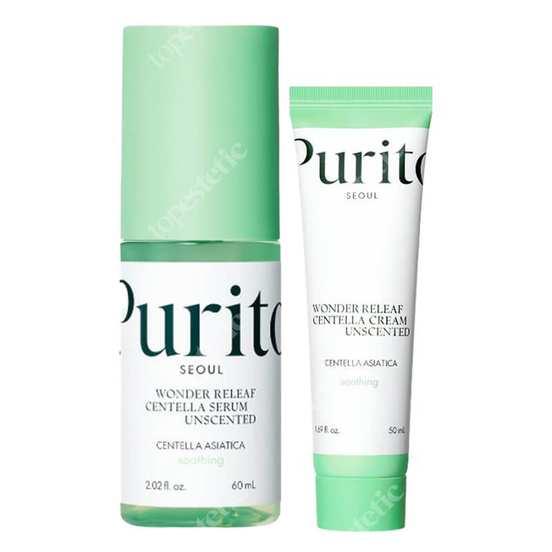 Purito Seoul Regenrating Set ZESTAW Serum 60 ml + Bezzapachowy krem 50 ml