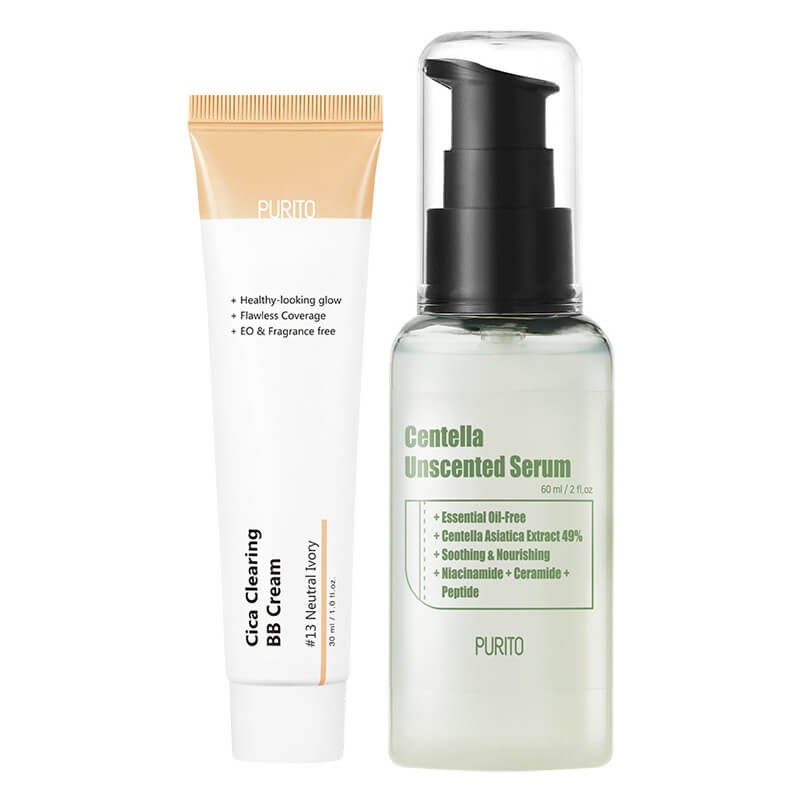Purito Serum + BB Cream ZESTAW Serum 60 ml + Krem BB (13 Neutral Ivory) 30 ml