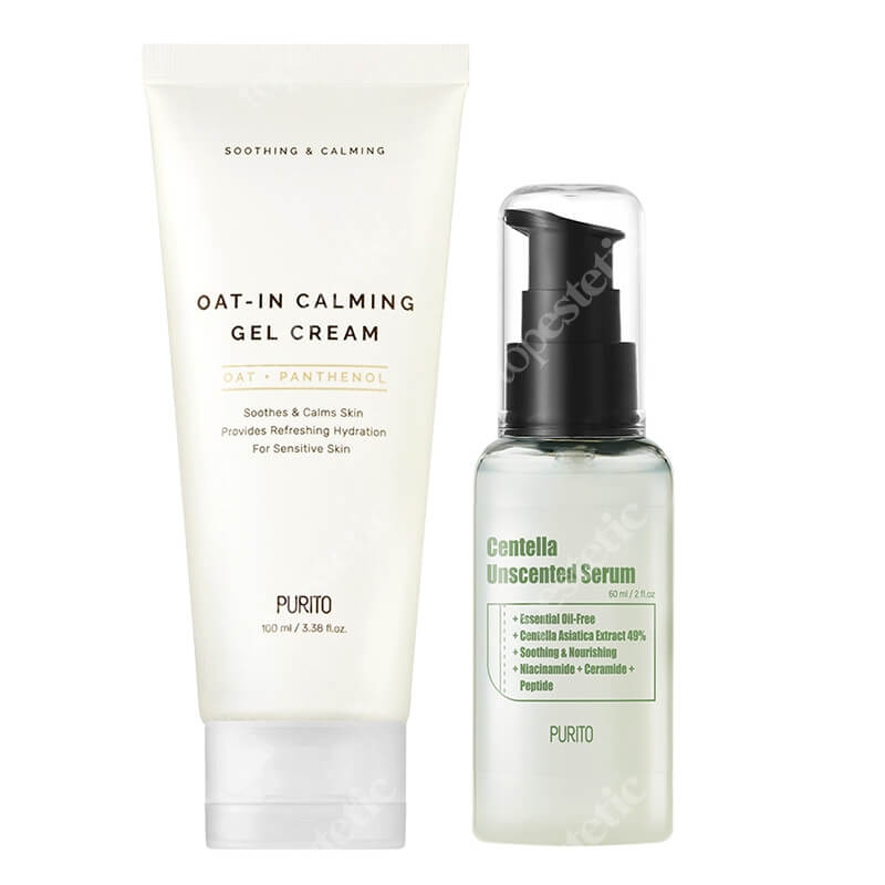 Purito Skin Care Set ZESTAW Serum 60 ml + Żel - krem 100 ml