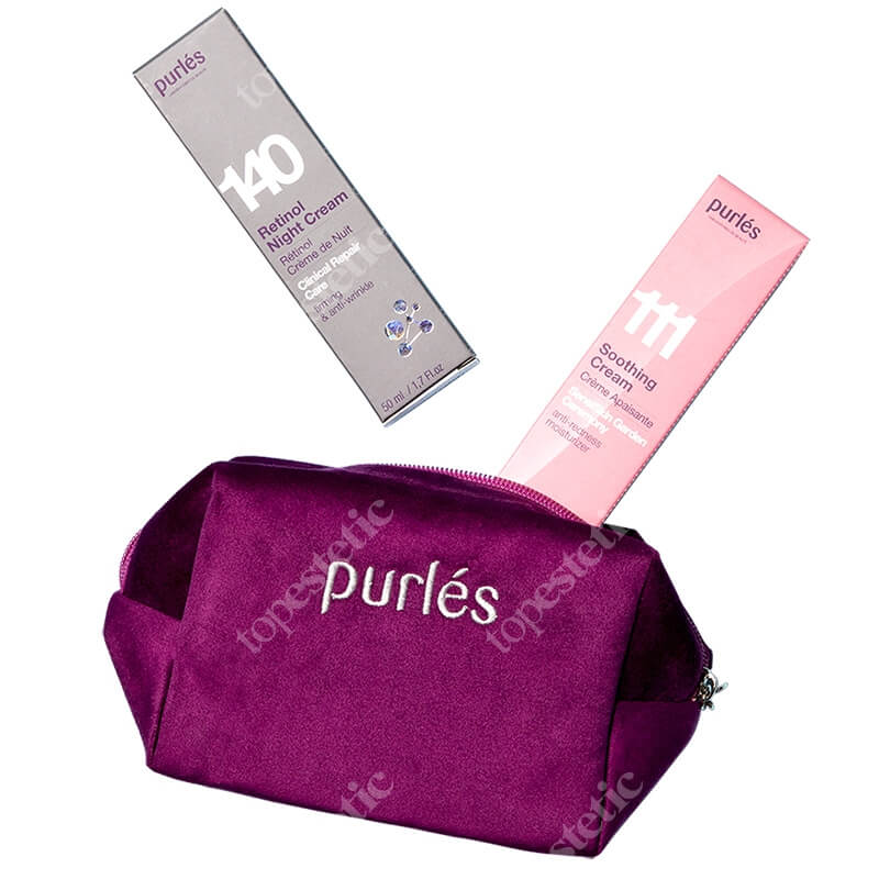 Purles Retinol Set ZESTAW Krem na dzień 50 ml + Krem z retinolem na noc 0,5% 50 ml