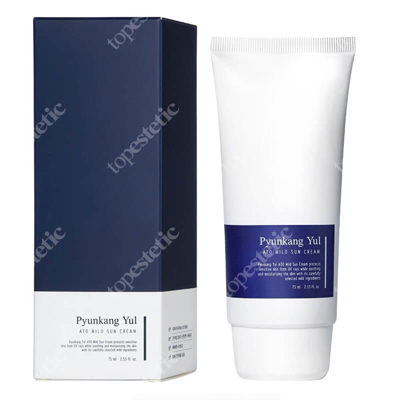 Pyunkang Yul ATO Mild Sun Cream SPF50 PA+++++ Krem z filtrem dla skóry wrażliwej, suchej i atopowej 75 ml