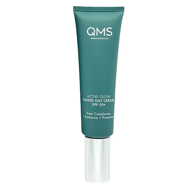QMS Active Glow Tinted Day Cream SPF 50+ Koloryzujący krem ochronny z SPF 50+ 50 ml