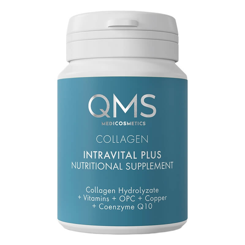 QMS Collagen Intravital Plus Nutritional Supplement Hydrolizowany kolagen w kapsułkach o przedłużonym uwalnianiu 60 szt