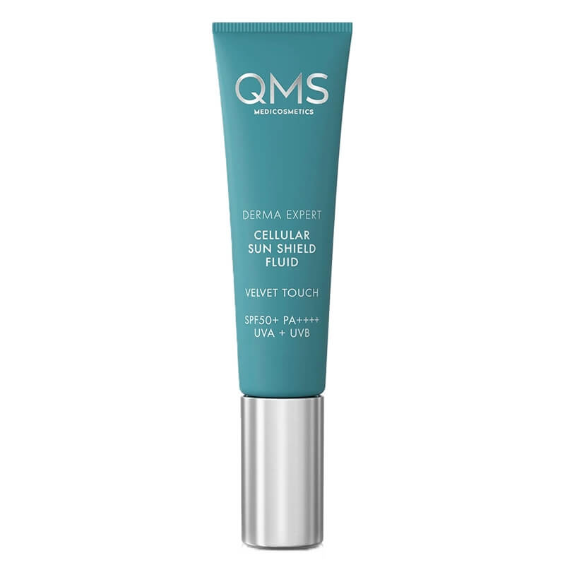 QMS Derma Expert Cellular Sun Shield Velvet Touch SPF 50+ Lekki fluid ochronny z SPF 50+ PA++++ 30 ml