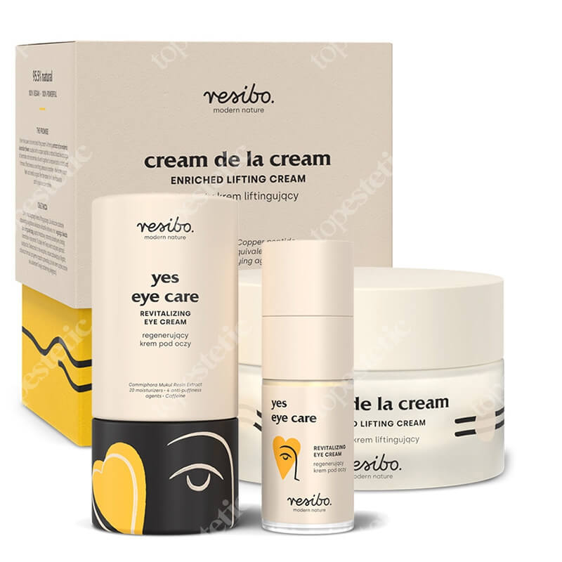 Resibo Cream De La Cream + Yes Eye Care ZESTAW Krem liftingujący 50 ml + Krem pod oczy 15 ml