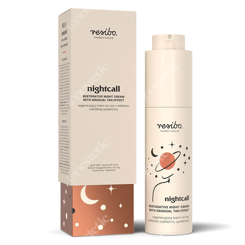Resibo Nightcall Regenerujący krem na noc z efektem subtelnej opalenizny 50 ml