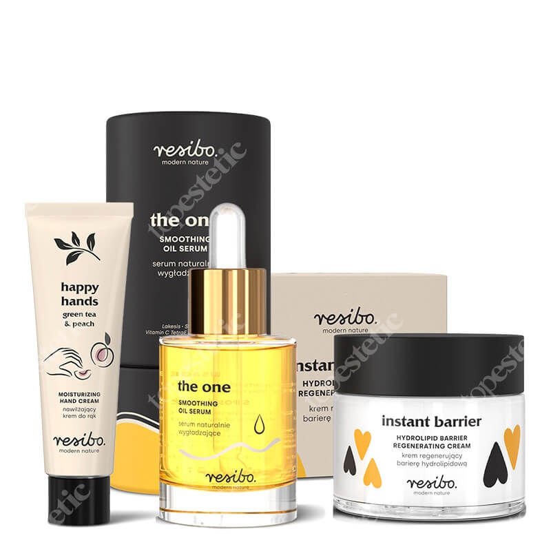 Resibo The One + Instant Barrier + Krem do rąk GRATIS ZESTAW Serum 30 ml + Krem regenerujący 50 ml