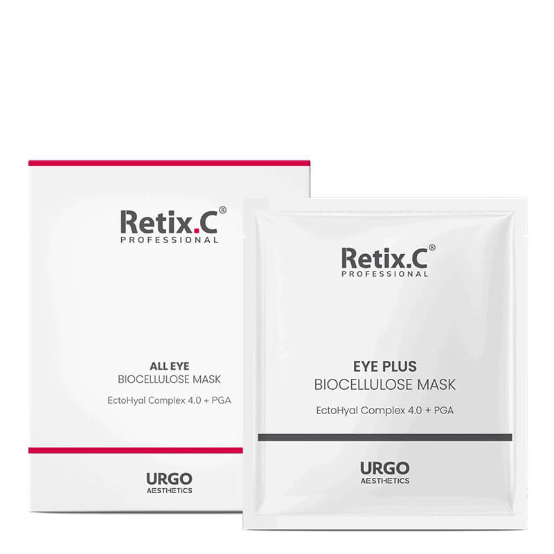 Retix C Biocellulose Mask Regenerująca biocelulozowa maska w płacie na skórę okolicy oczu 5 x 7 ml