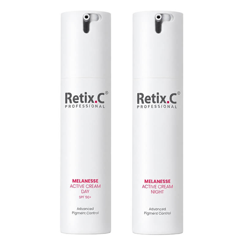 Retix C Melanesse Active Home Therapy ZESTAW Krem na dzień 50 ml + Krem na noc 50 ml