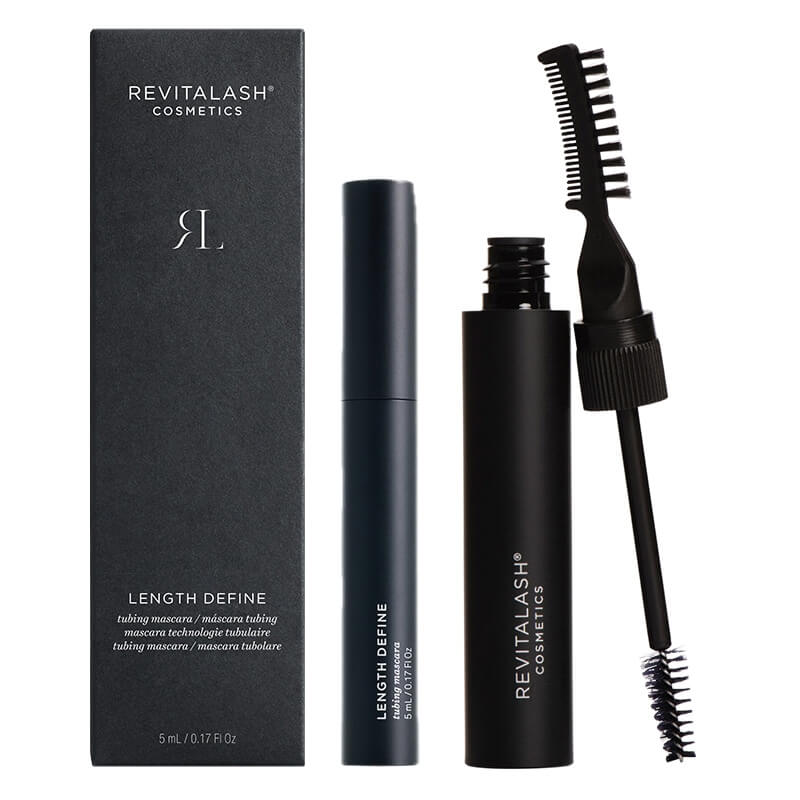 Revitalash Brow Gel And Mascara ZESTAW Wielozadaniowy żel do brwi﻿ - ciemny brąz 7,4 ml + Mascara wydłużająca rzęsy 5 ml
