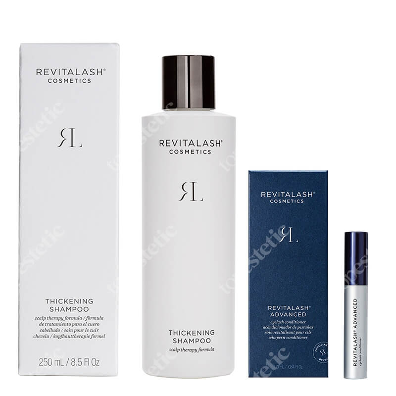 Revitalash Eyelash And Hair ZESTAW Odżywka stymulująca wzrost rzęs 1,0 ml + Szampon pogrubiający 250 ml