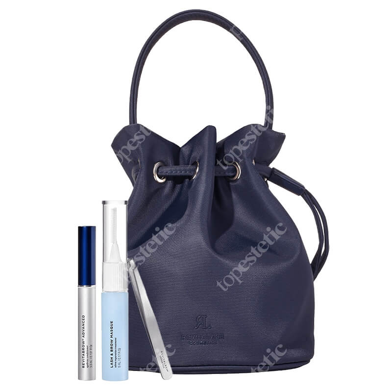 Revitalash Lash Recharge Collection To Brow ZESTAW Odżywka stymulująca wzrost brwi 3 ml + Kuracja ultraodbudowująca 5 ml + Pęseta 1 szt + Kosmetyczka 1 szt