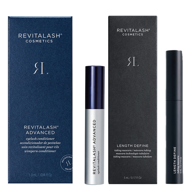 Revitalash Super Lashes ZESTAW Odżywka stymulująca wzrost rzęs 1,0 ml + Mascara wydłużająca rzęsy 5 ml