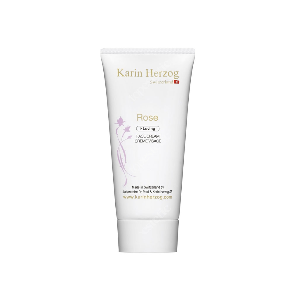 Karin Herzog Rose & Oxygen Cream Krem do twarzy (1% tlen, róża) 50 ml