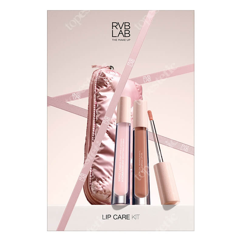 RVB LAB Make Up Lip Mania Set ZESTAW Nawilżająco - łagodzące serum do ust (nr 42) 3,5 ml + Ujędrniający olejek do ust (nr 46) 3,5 ml