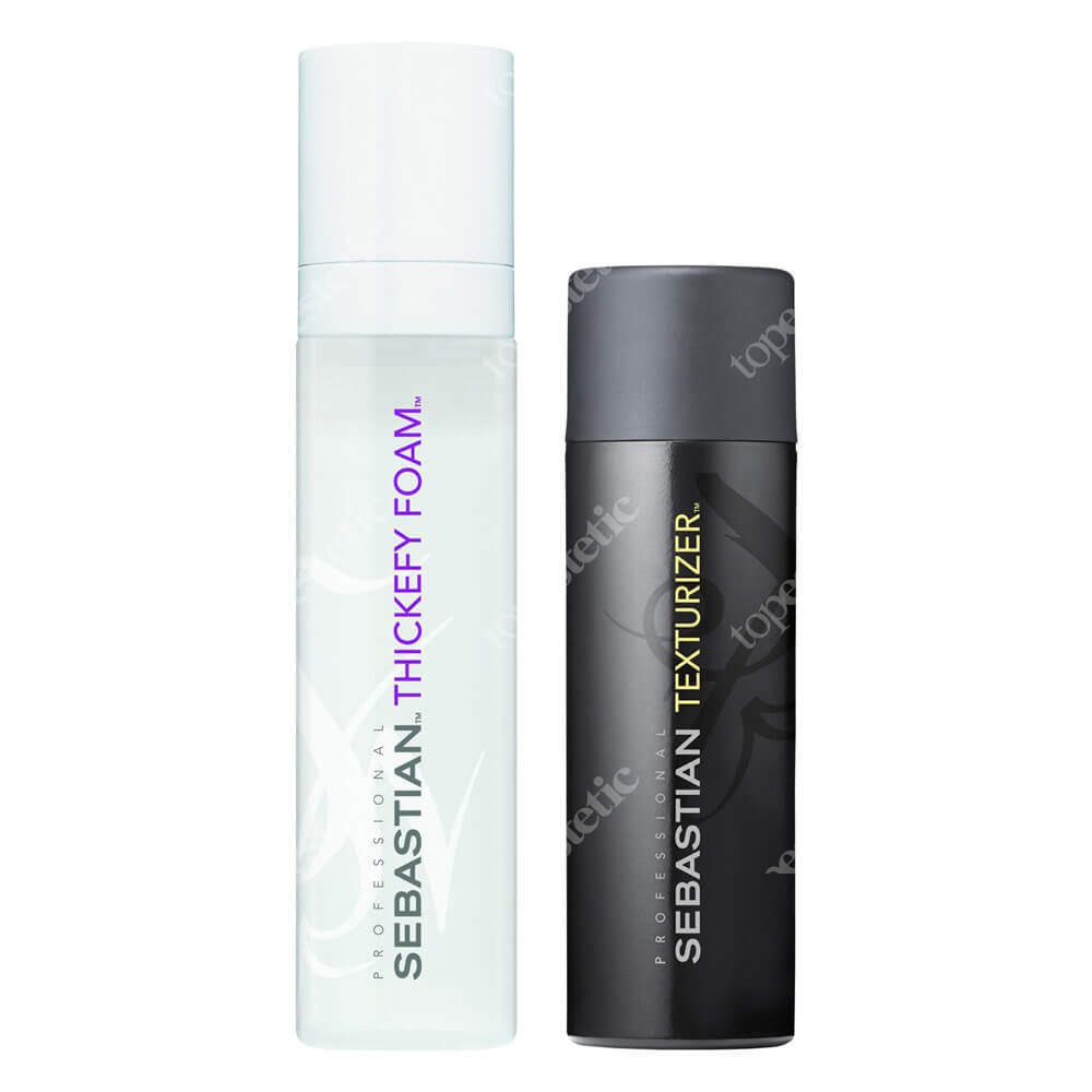 Sebastian Professional Hair Styling ZESTAW Pianka objętość 190 ml + Elastyczny płynny żel 150 ml