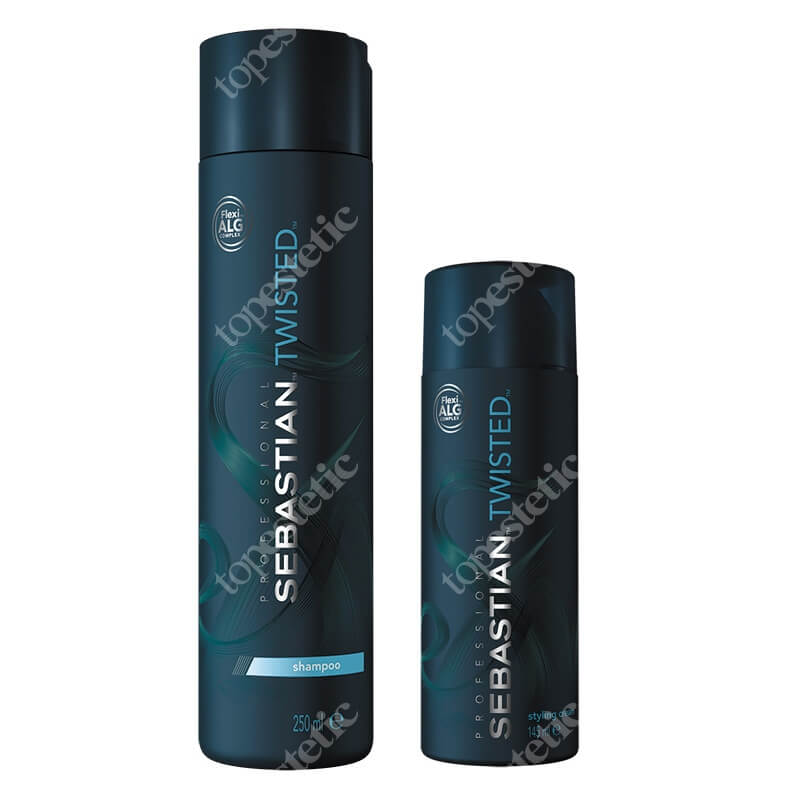 Sebastian Professional Twisted Set ZESTAW Szampon do włosów kręconych 250 ml + Krem do włosów kręconych 145 ml