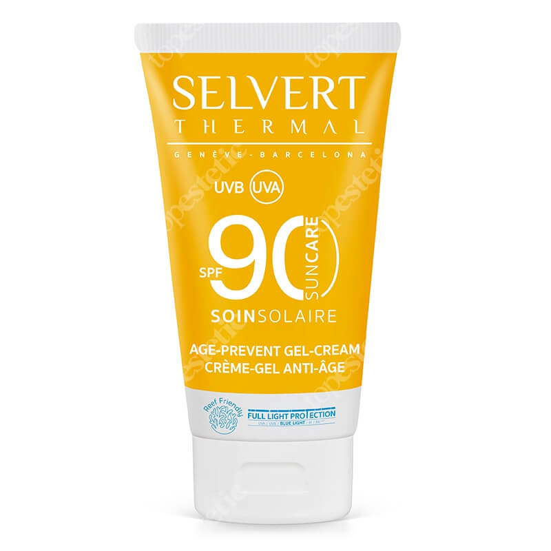 Selvert Thermal Age Prevent Gel-Cream SPF 90 Żel-krem do twarzy z barierą ochronną 50ml