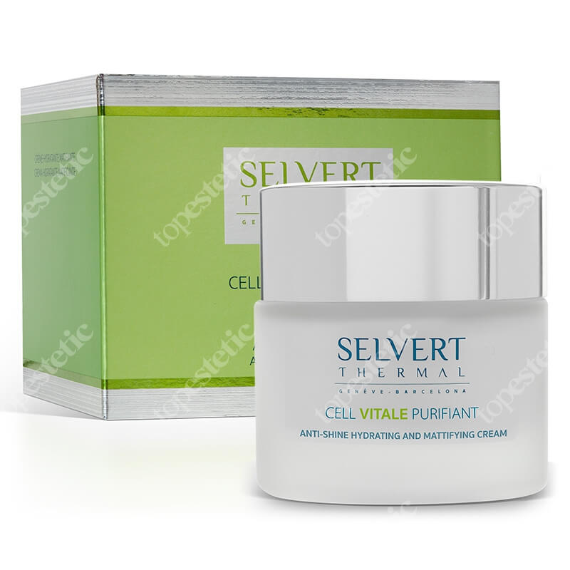Selvert Thermal Anti Shine Hydrating And Mattifying Cream Krem nawilżający 50 ml