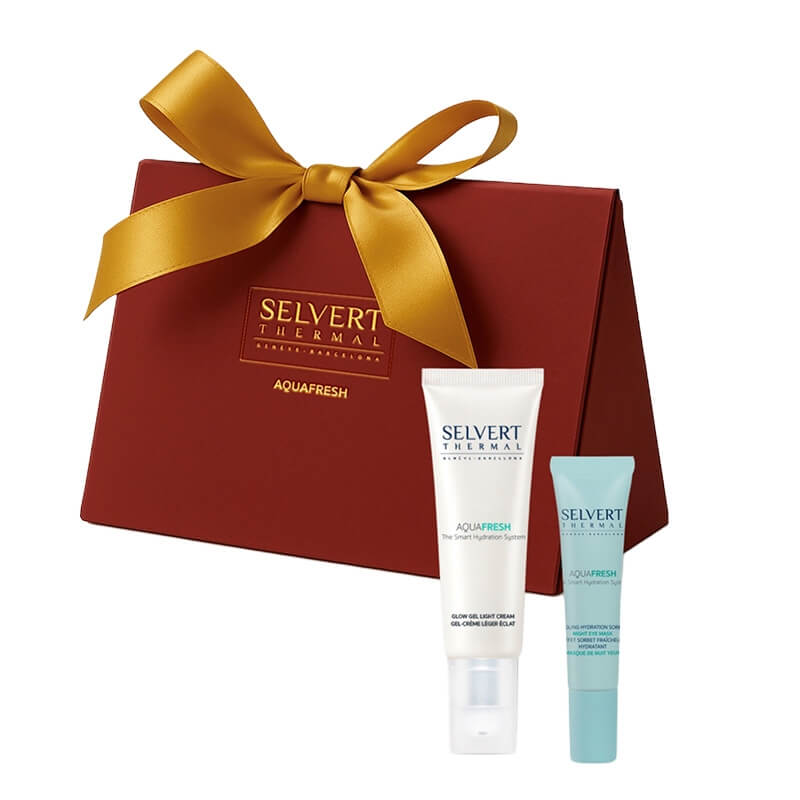 Selvert Thermal AquaFresh Xmas 2025 ZESTAW Lekki krem-żel nawadniający z efektem 