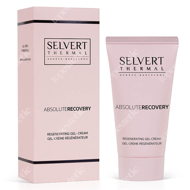 Selvert Thermal Regenerating Gel-Cream With Snail Protein Extract Żel-krem regenerujący z wyciągiem z białka ślimaka 50 ml