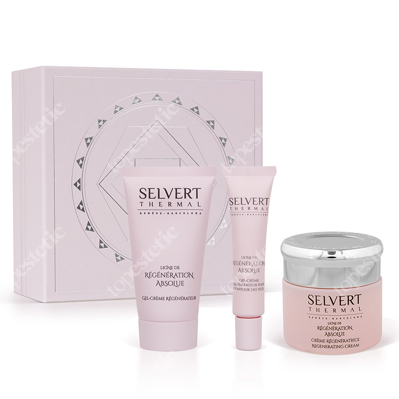 Selvert Thermal Regeneration Absolue Set ZESTAW Krem 50 ml + Żel regenerujący + Żel na okolice oczu 15 ml