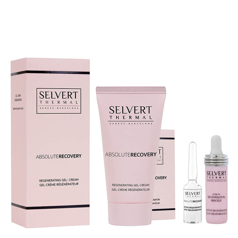 Selvert Thermal Snail Protein Set ZESTAW Koncentrat regenerujący 5 ml + Żel-krem regenerujący 50 ml