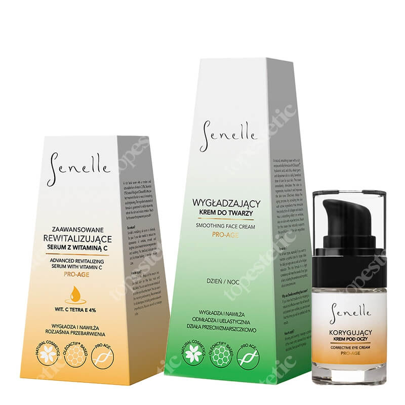 Senelle Anti Age Care Set ZESTAW Serum 30 ml + Krem pod oczy 15 ml + Krem do twarzy 50 ml