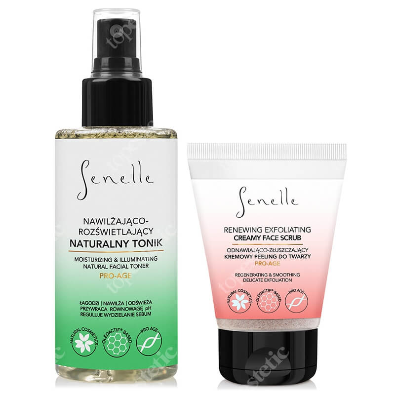 Senelle Perfect Start ZESTAW Peeling 100 ml + Tonik do twarzy 150 ml