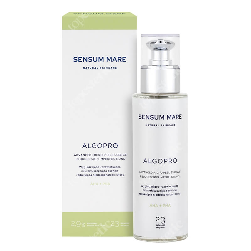 Sensum Mare Advanced Micro Peel Essence Reduces Skin Imperfections Wygładzająco – rozświetlająca mikrozłuszczająca esencja redukująca niedoskonałości skóry 100 ml