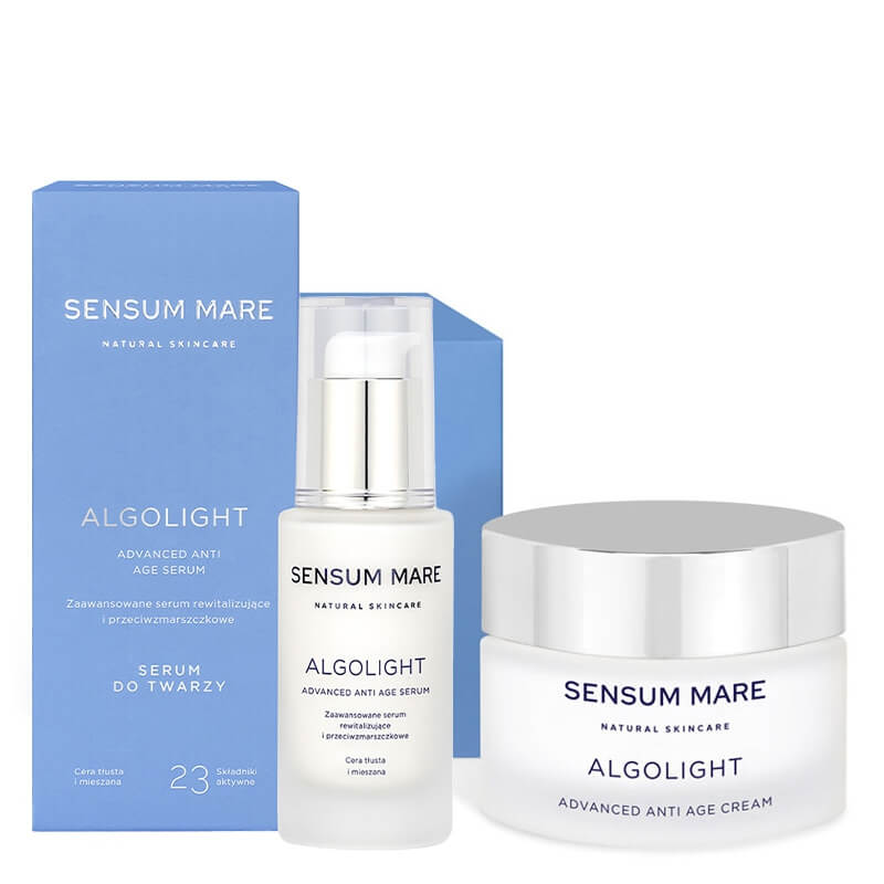 Sensum Mare AlgoLight Set ZESTAW Serum 35 ml + Krem 50 ml