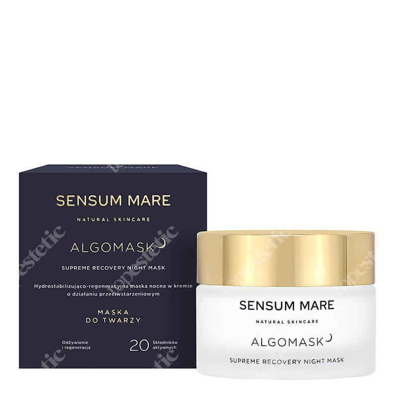 Sensum Mare AlgoMask Hydrostabilizująco regeneracyjna maska nocna 50 ml