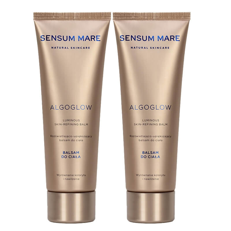 Sensum Mare Luminous Skin-Refining Balm x 2 ZESTAW Rozświetlająco - upiększający balsam do ciała 125 ml x 2