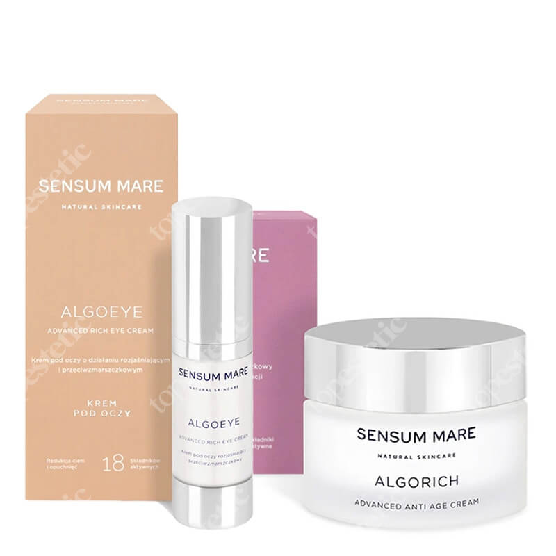 Sensum Mare Perfect Skin ZESTAW Krem rewitalizujący i przeciwzmarszczkowy 50 ml + Krem pod oczy 15 ml