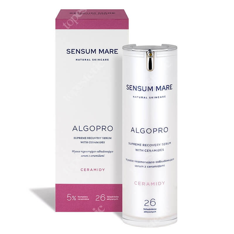 Sensum Mare AlgoPro Supreme Recovery Serum With Ceramides Wysoce regenerująco-odbudowujące serum z 5% kompleksem ceramidów 30 ml
