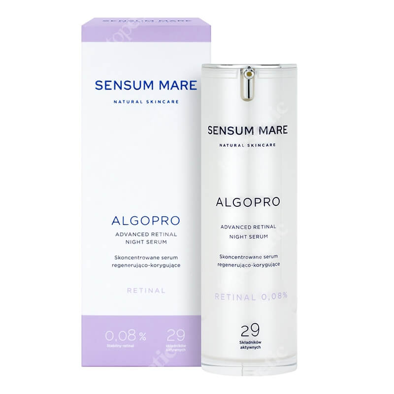 Sensum Mare AlgoPro Supreme Retinal Night Serum Serum regenerująco-krygujące ze stabilnym retinalem 0,16% 30 ml