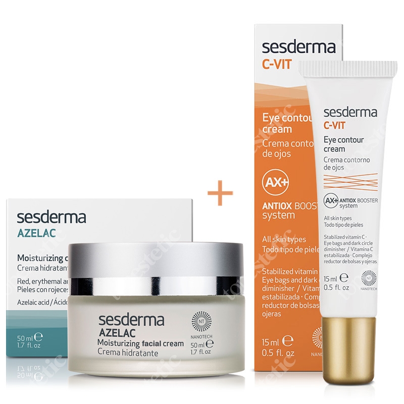 Sesderma gel cream. Sesderma Azelac крем. Sesderma c Vit крем. Sesderma Azelac spf50 50ml + c-Vit 30ml Россия. Спф50 Сесдерма набор.