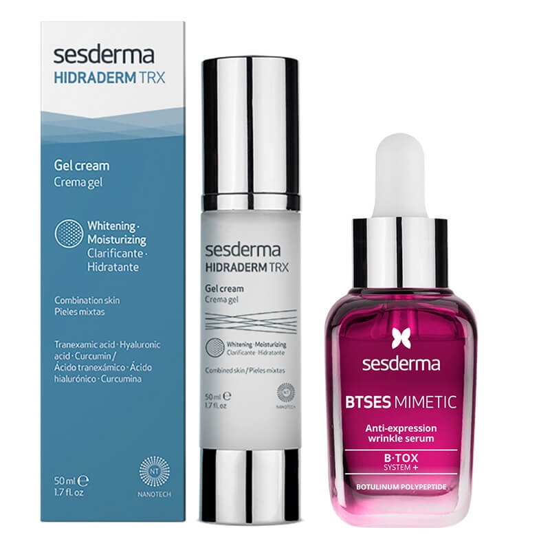 Sesderma BTSeS Mimetic Serum + Hidraderm TRX Gel Cream ZESTAW Serum redukujące zmarszczki 30 ml + Krem-żel 50 ml