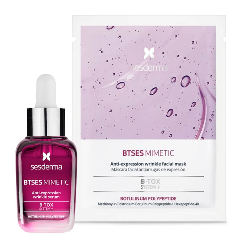 Sesderma BTSeS Mimetic Set ZESTAW Serum redukujące zmarszczki 30 ml + Maski redukujące zmarszczki 5 szt