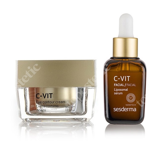 Sesderma C-VIT Liposomal Serum + C-VIT Krem pod oczy ZESTAW Serum + Krem pod oczy 30ml+30ml