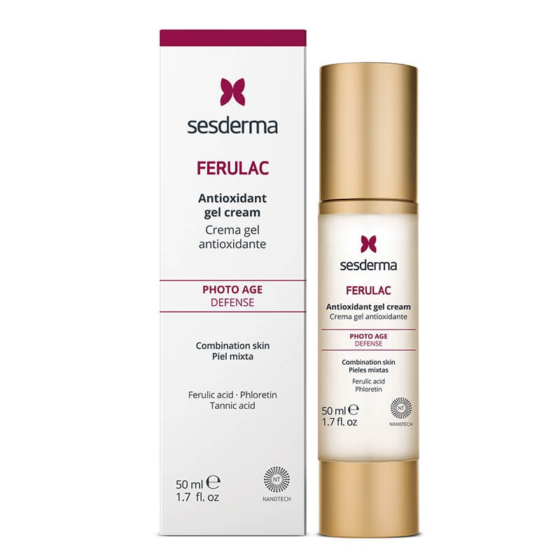 Sesderma Ferulac Cream - Gel Antyoksydacyjny krem - żel do twarzy z kwasem ferulowym 50 ml