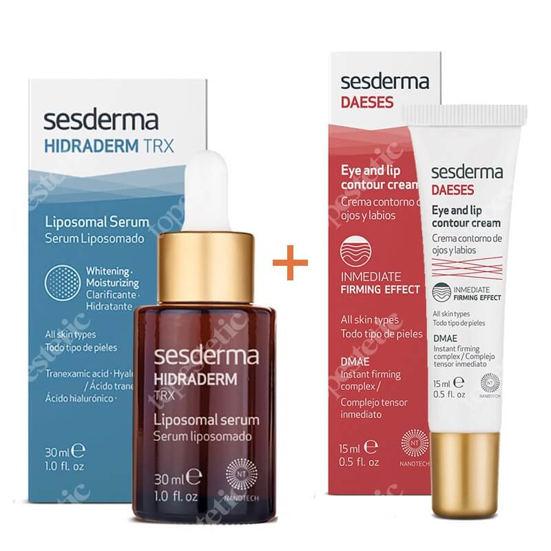 Sesderma Hidraderm TRX Liposomal Serum + Daeses Eye and Lip Contour Cream ZESTAW Serum Liposomowe 30 ml + Krem kontur oczu i ust 15 ml