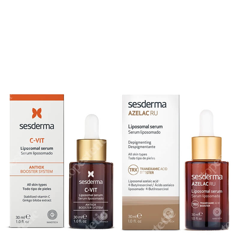 Sesderma Intensywna Pielęgnacja Depigmentująca ZESTAW Serum liposomowe 30 ml + Serum liposomowe 30 ml