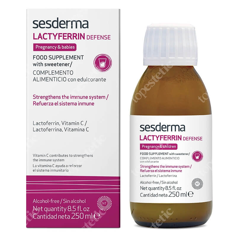 Sesderma Lactyferrin Food Supplement Suplement diety 250 ml - Opinie i ...