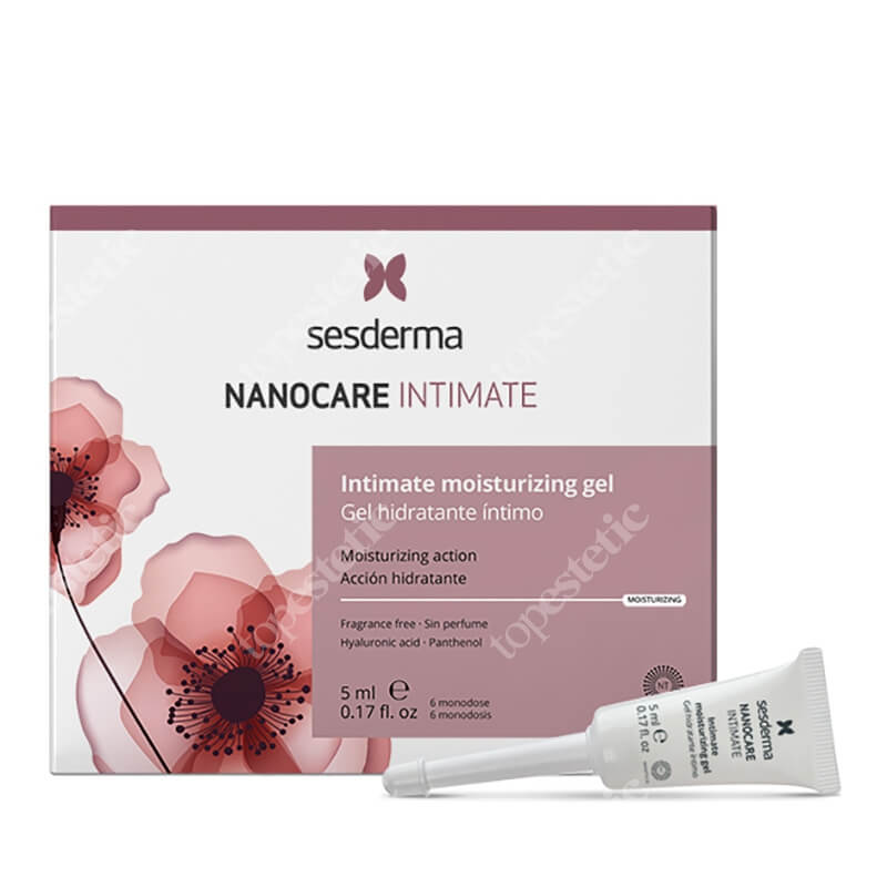 Sesderma Nanocare Intimate Żel nawilżający okolice intymne 6 x 5 ml