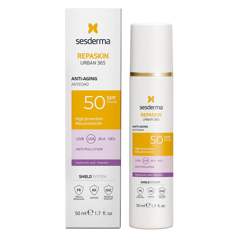 Sesderma Repaskin Urban 365 Anti-aging SPF50 Przeciwstarzeniowy krem ochronny 50 ml