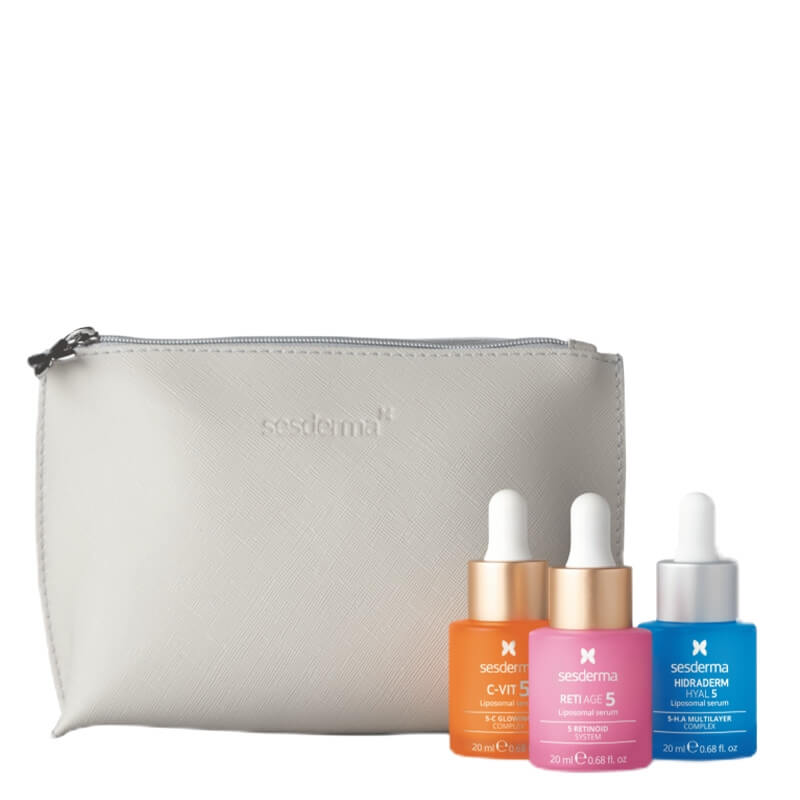 Sesderma Reti - Age 5 Serum + Hidraderm Hyal 5 Serum + C-VIT 5 Liposomal Serum ZESTAW Serum 20 ml + Serum 20 ml + Serum do twarzy z witaminą C 20 ml