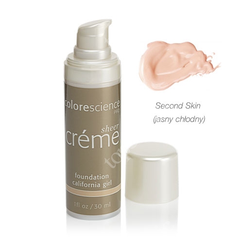 Colorescience Sheer Creme Foundation Minerały w kremie BB - kolor Second Skin (jasny chłodny) 30 ml